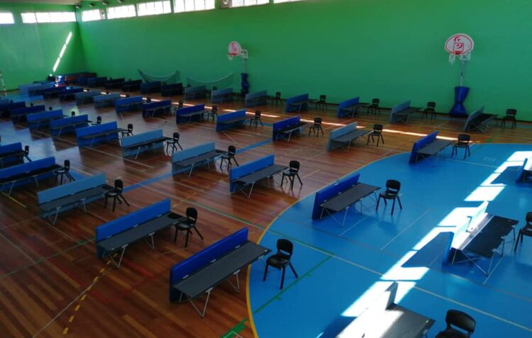 Marinha transforma pavilhão da Escola Guilherme Stephens centro de isolamento