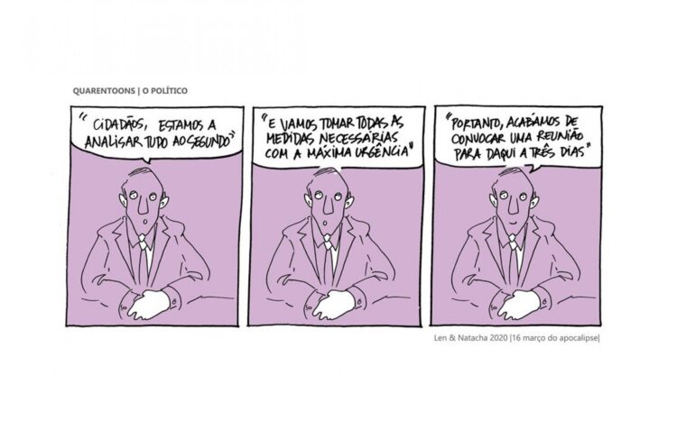 Covid-19: Alcobaça cria um cartoon sobre a quarentena (porque o humor ajuda)