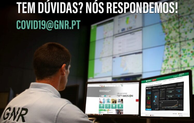 GNR esclarece dúvidas sobre o Covid-19
