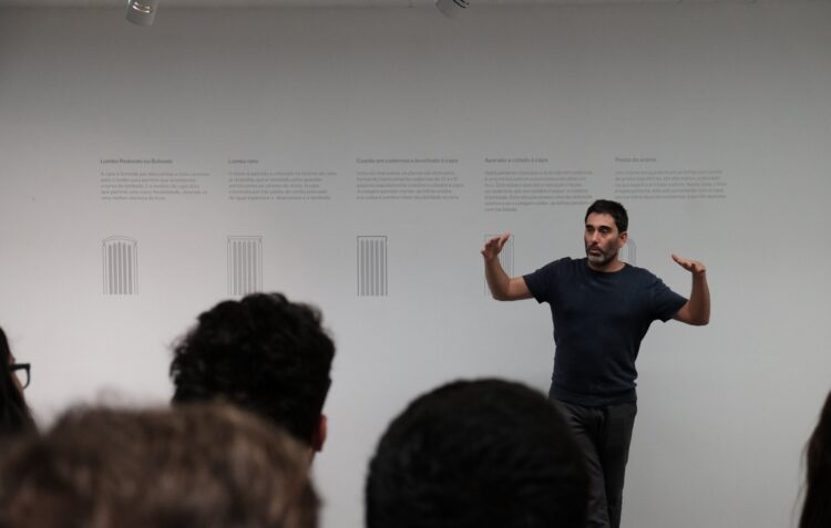Ruben Dias, de Leiria, na final do Melhor Design Mundial do Livro