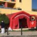Covid-19: Hospital de Leiria monta tenda para dar resposta à procura