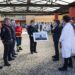 Forças de segurança e bombeiros homenageiam profissionais de saúde