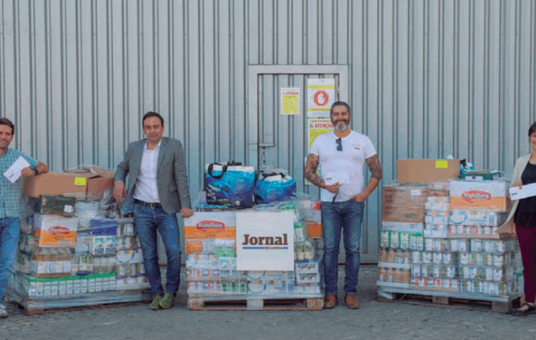 JORNAL DE LEIRIA entregou apoios recolhidos pela campanha #semFOMEnaNossaRegião