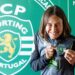 Ana Alves, a guarda-redes de Santa Catarina da Serra que jogava com rapazes, assina pelo Sporting