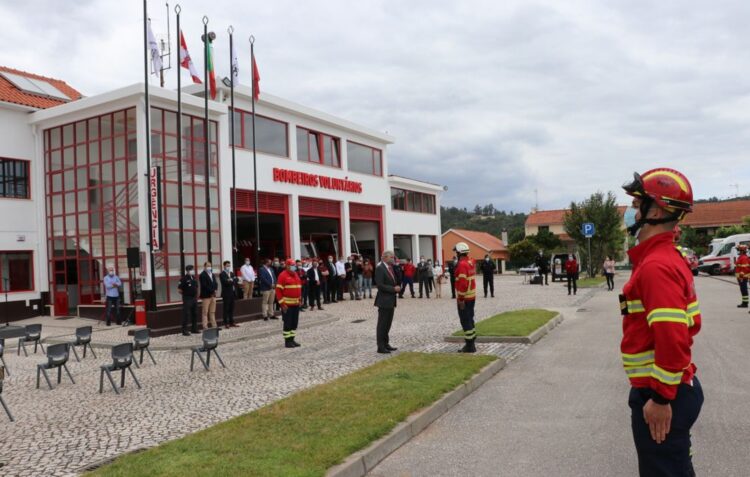 Requalificação do Quartel da Secção de Bombeiros de Freixianda inaugurada ontem
