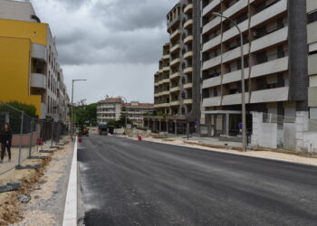 Corte de trânsito na Avenida Marquês de Pombal, em Leiria