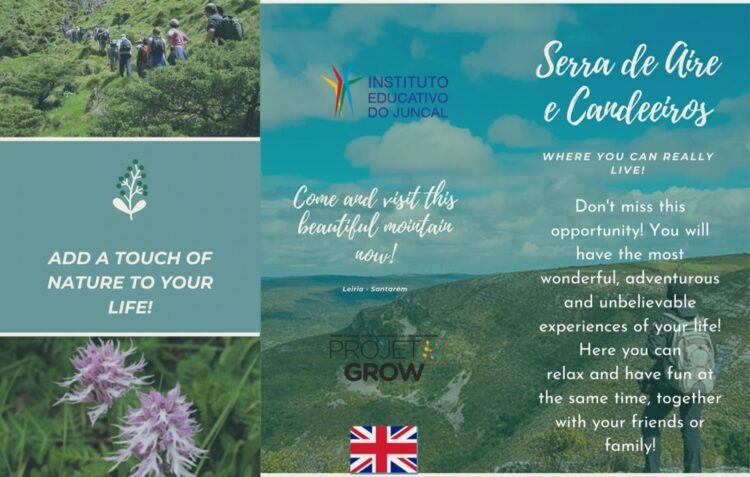 Ensino à distância: alunas do 8.º ano do Juncal criam campanha para atrair turistas à Serra de Aire