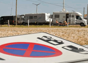 GNR detectada 25 caravanas e seis pessoas em estacionamento e acampamento ilegal