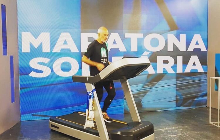 Atleta de Leiria correu durante 12 horas para juntar alimentos para crianças angolanas