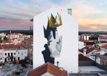 Há nova arte urbana em Caldas da Rainha,  com trabalhos inspirados em Bordallo e na Covid-19