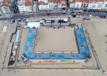 Praia da Nazaré recebe Estádio do Viveiro, para a realização de eventos desportivos no Verão