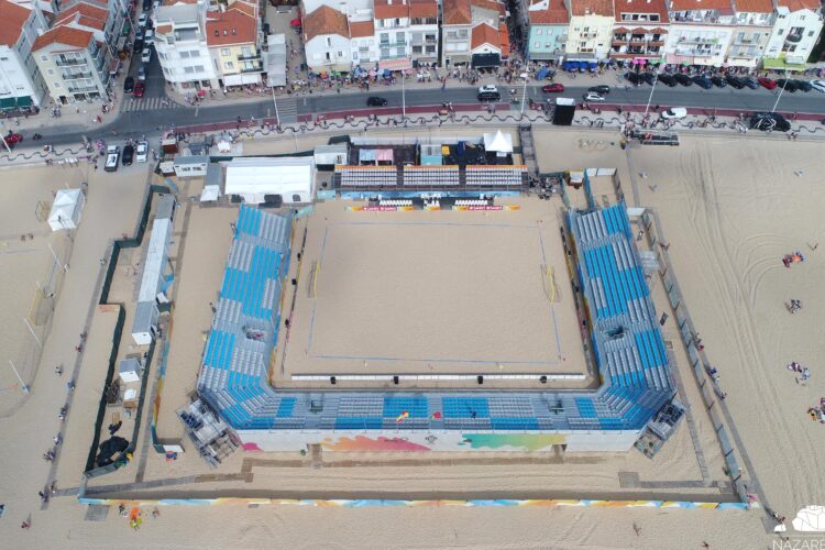 Praia da Nazaré recebe Estádio do Viveiro, para a realização de eventos desportivos no Verão