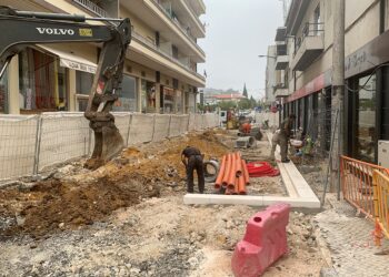 Câmara de Pombal beneficia rua no centro da cidade