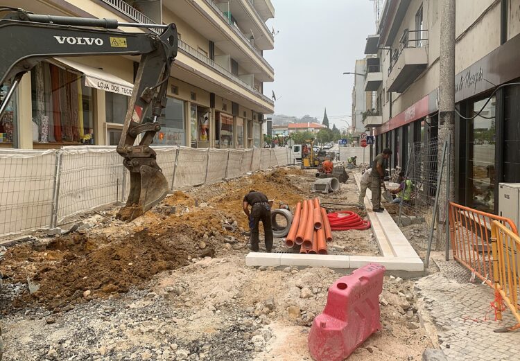Câmara de Pombal beneficia rua no centro da cidade