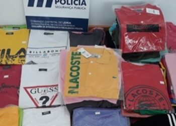 T-shirts, pólos e calções contrafeitos valiam 7 mil euros