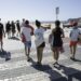 Já se pode ir, de novo, a banhos na praia da Nazaré