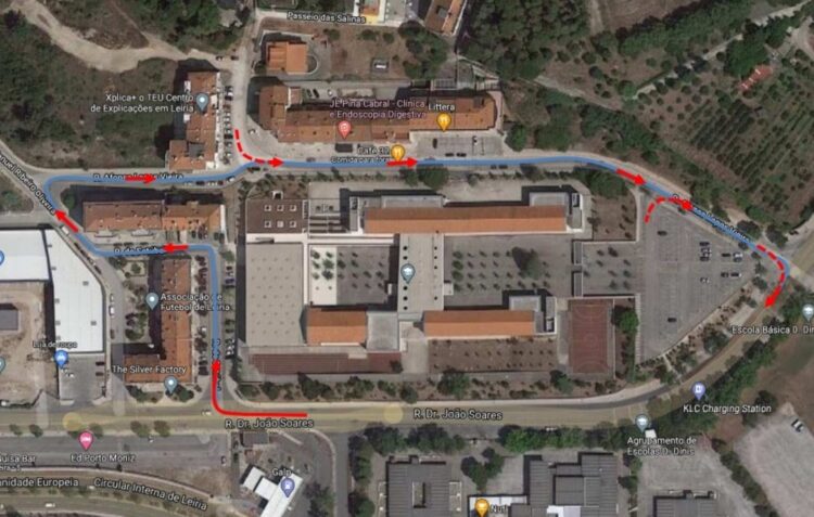 Novas alterações ao trânsito junto às escolas D. Dinis e Rodrigues Lobo em Leiria