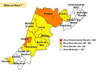 Nazaré, Pombal e Ourém em risco muito elevado de infecções