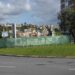 Trabalhos de requalificação do monumento rotário, em Leiria