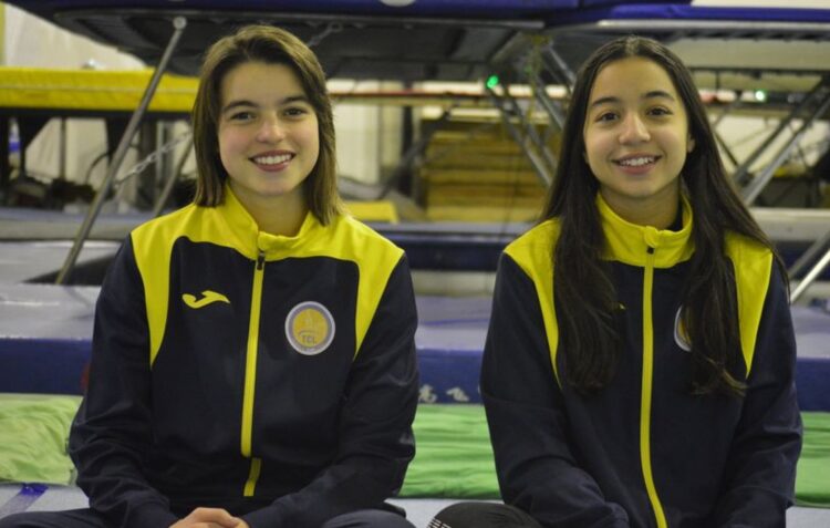 Diana Silva e Rita Vieira garantem lugar no Europeu júnior de trampolins