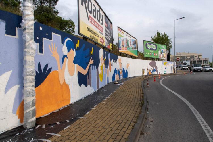 Mural junto ao IC2 serve para “incentivar visitas turísticas” a Pombal