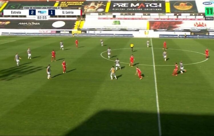 Estrela da Amadora joga com 12 e União de Leiria protesta o jogo