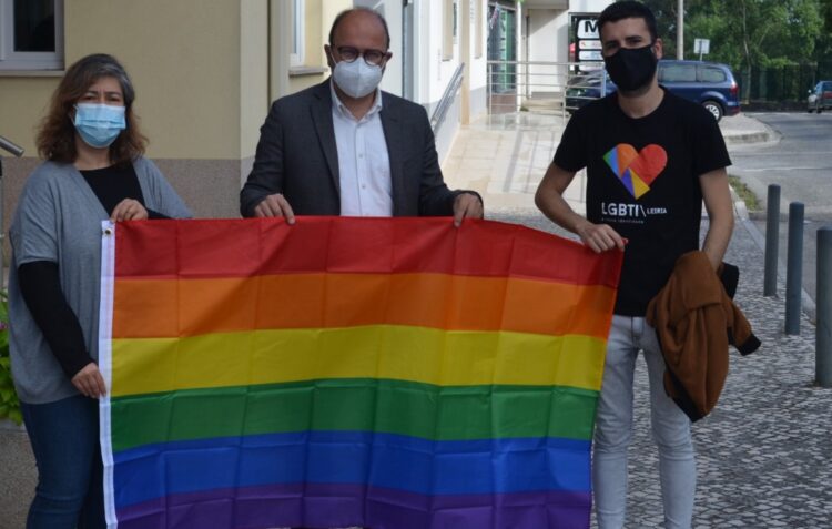Arco-íris assinala, também em Leiria, Dia Internacional Contra a Homofobia, Bifobia e Transfobia