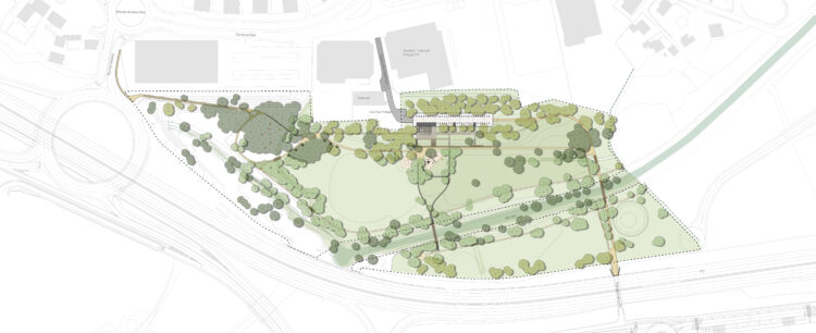 Já começou a construção do novo parque verde de Leiria