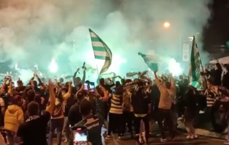 A festa do Sporting campeão em Leiria