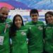 Diana Silva e Rita Vieira na final dos Europeus de Trampolins
