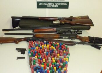 GNR deteve indivíduo de 61 anos por posse de armas proibidas