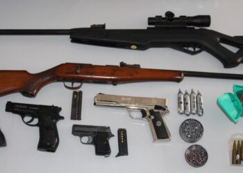 GNR apreende armas em caso de violência doméstica nas Caldas da Rainha
