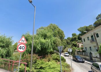 Rua da Fábrica de Papel, em Leiria, cortada no dia 10 de Julho