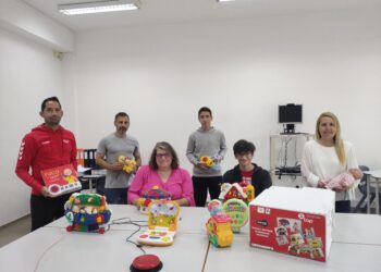 Há uma fábrica de brinquedos inclusivos na escola profissional de Pombal