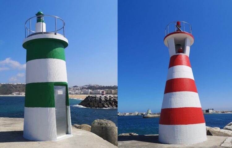 Farolins dos portos da Nazaré e de Peniche foram reabilitados