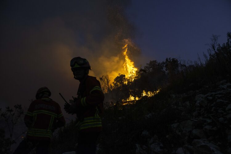 Fogo no Tinto, concelho de Pombal, entrou em fase de resolução