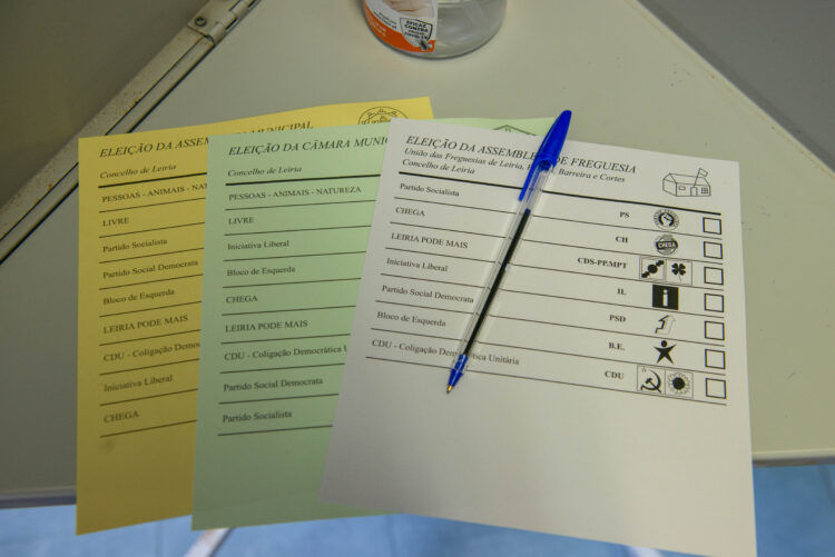 Freguesias no concelho de Leiria com votação acima da média nacional
