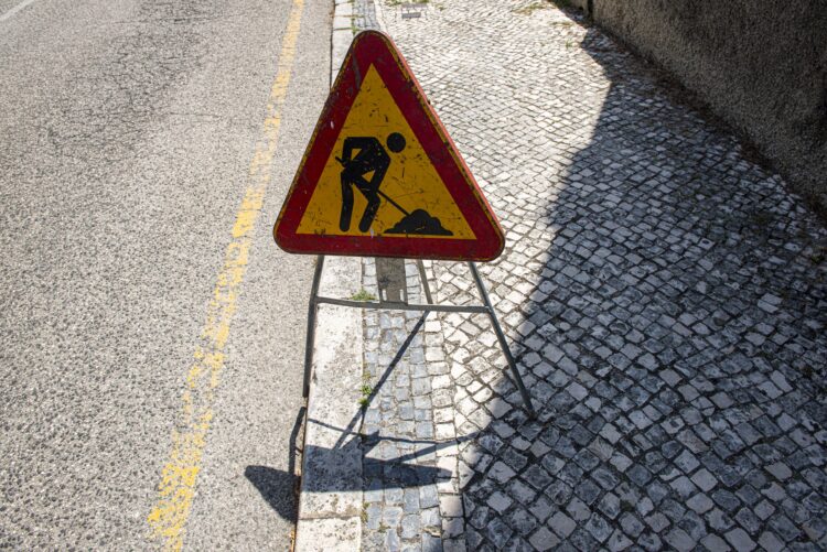 Corte de trânsito e de água em Leiria