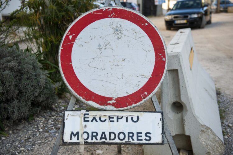 Condicionalismos de trânsito na cidade de Leiria