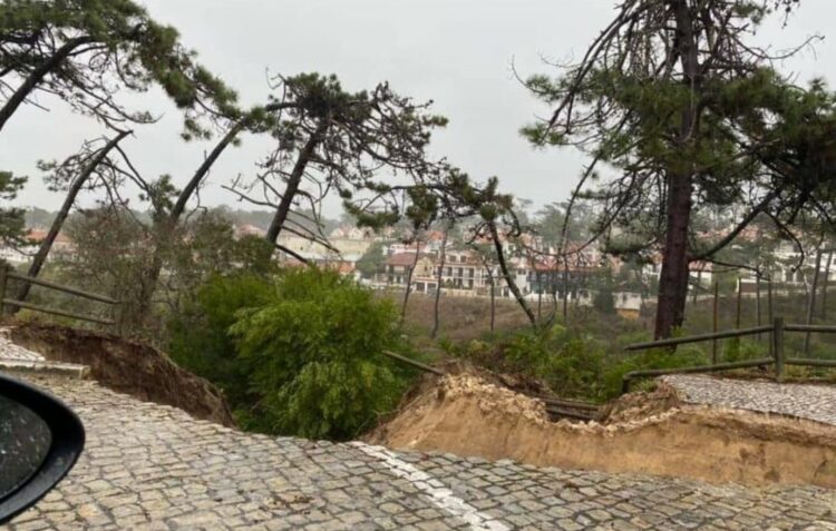Mau tempo provoca estragos em São Pedro de Moel