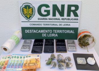 GNR detém casal com 106 doses de cocaína em Porto de Mós