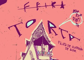 Feira Torta na Rua Direita com ilustração de autor