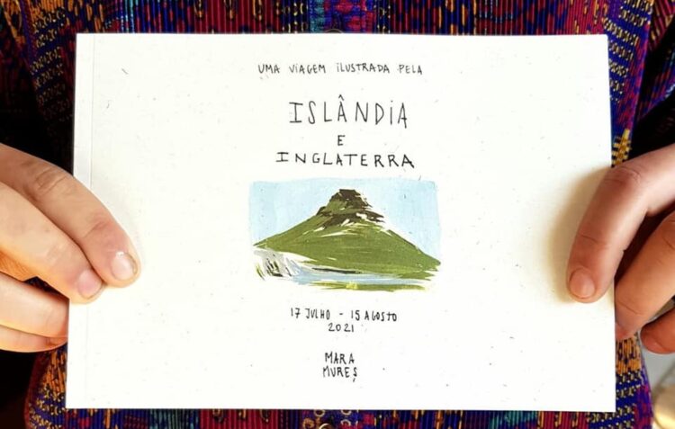 Mara Mureș desenhou retratos da “terra do fogo e do gelo” e fez um livro e uma exposição