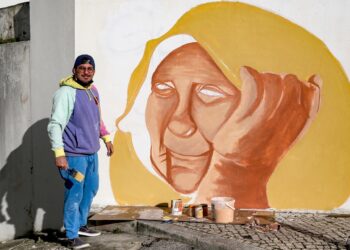 Mural de Tiago Estrelinha valoriza papel da mulher nazarena