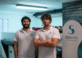 Startup de Peniche com projecto pioneiro de produção de corvina recebe visita do ministro do mar