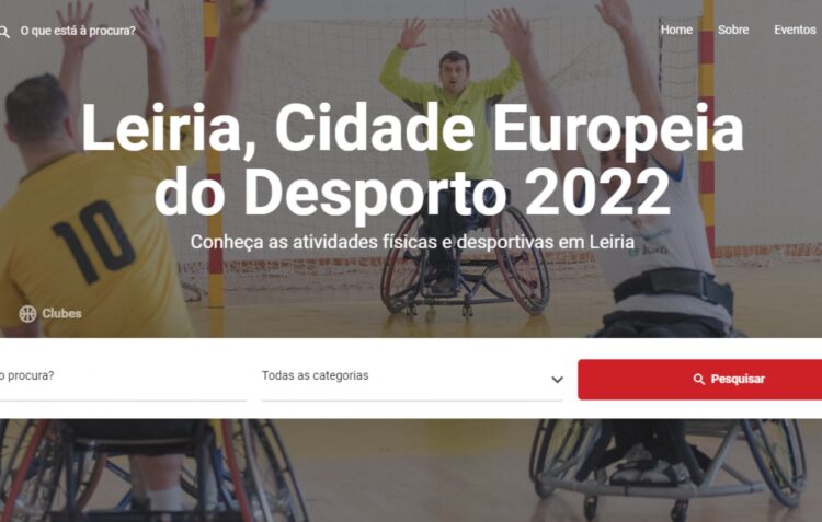 Leiria lança Cidade Europeia do Desporto 2022 em website