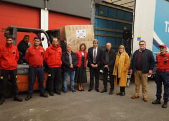 Quarenta toneladas de ajuda doadas a refugiados ucranianos