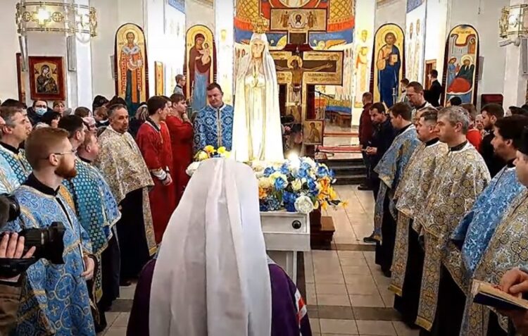 Ucrânia: Imagem de Nossa Senhora de Fátima fica em Lviv até 15 de Abril