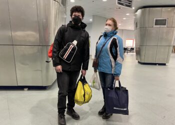 Hanna e Vyacheslav, os primeiros refugiados a chegar ao Centro de Acolhimento de Leiria
