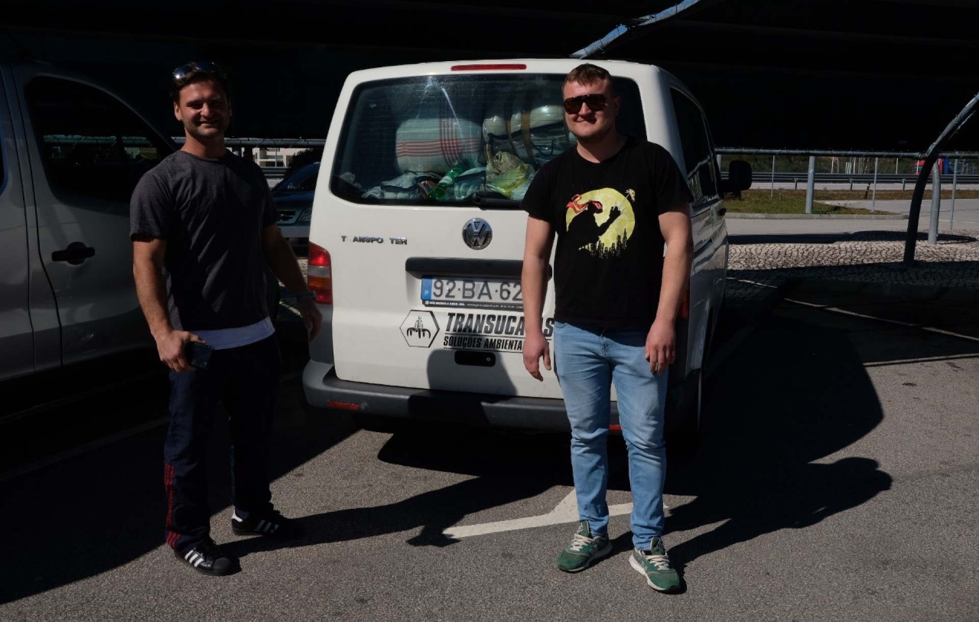 Yuriy e Dmytro ainda não conhecem a família que vão buscar a Rzeszow, no outro lado da Europa